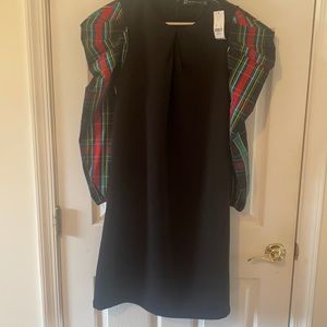Ny&co plaid sleeve dress brand new